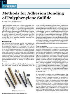 Methods for Adhesion Bonding of PPS