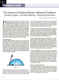 Science of Solving Plastics Adhesion Problems