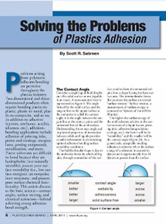 Solving the Problems of Plastics Adhesion